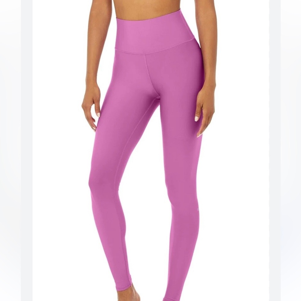 ALO 7/8 air lift leggings electric violet